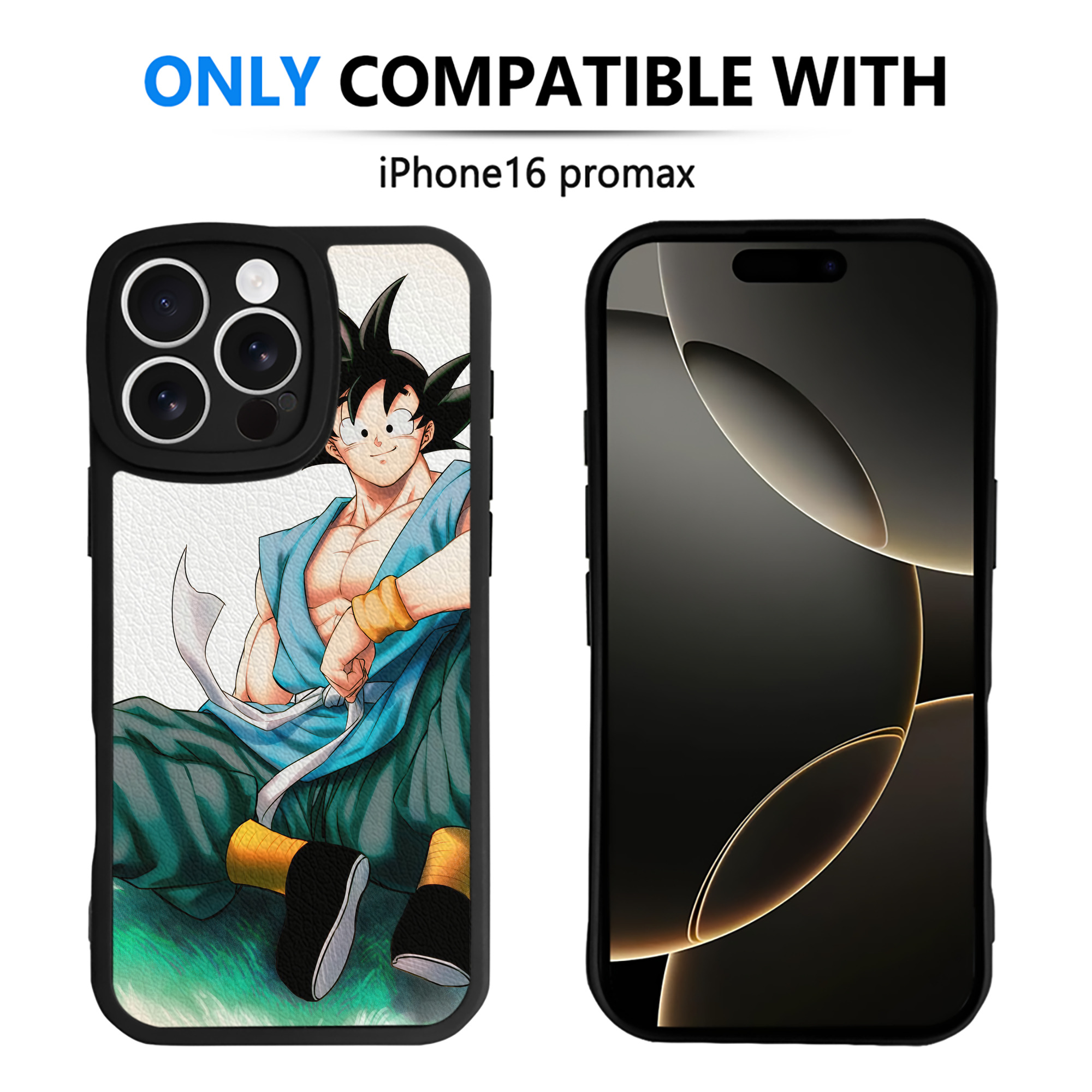 （画像用） ドラゴンボール DRAGON BALL 【iPhone 16シリーズ対応】シリコンスマホケース（レザー調） 材質：シリコン